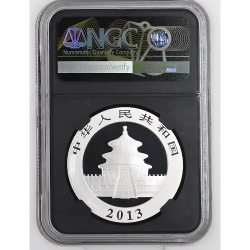 2013 - 1oz Panda Silver Coin - China 10Yn - NGC MS69 (S18A-B22)